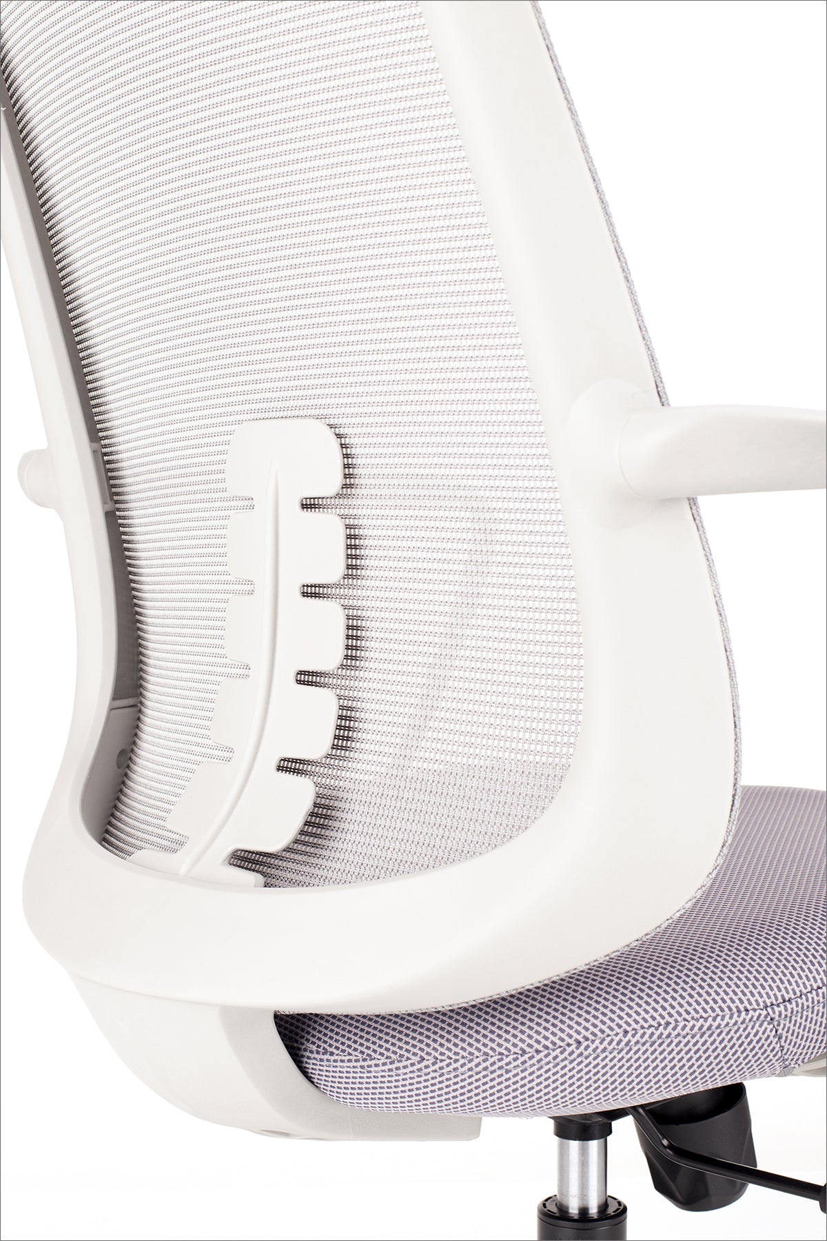 Stol Leaf v sivi barvi