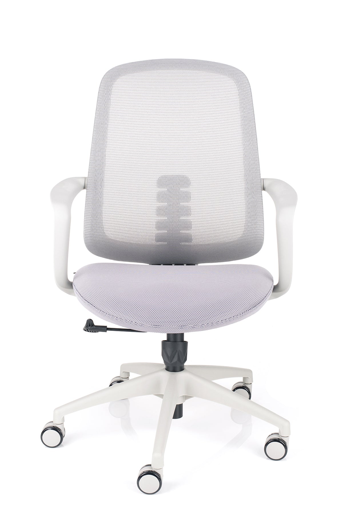 Stol Leaf v sivi barvi